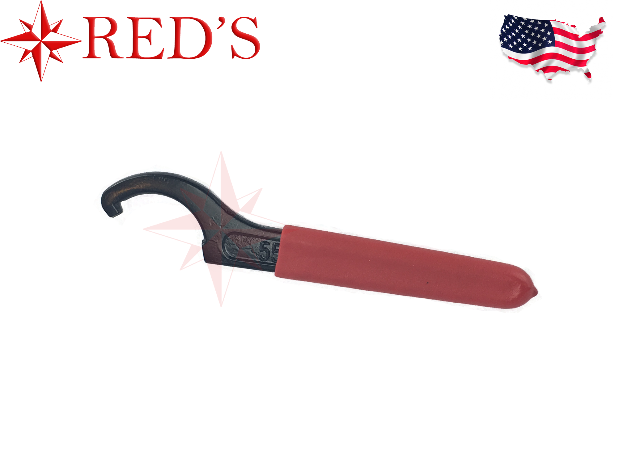 ER32UM Wrench Red Handle Wrench Opening M11 Hook Head Type C32 Special Tool 